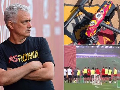 HLV Jose Mourinho đưa công nghệ vào sân tập AS Roma